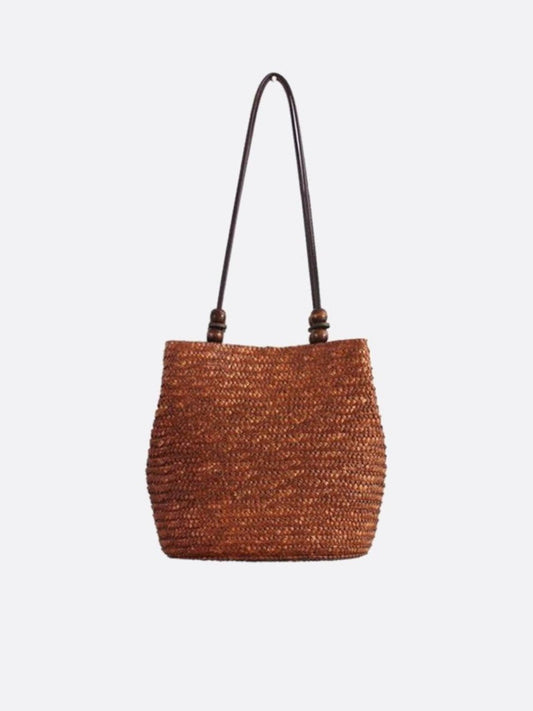 Woven Straw Shoulder Bag Tote Handbag
