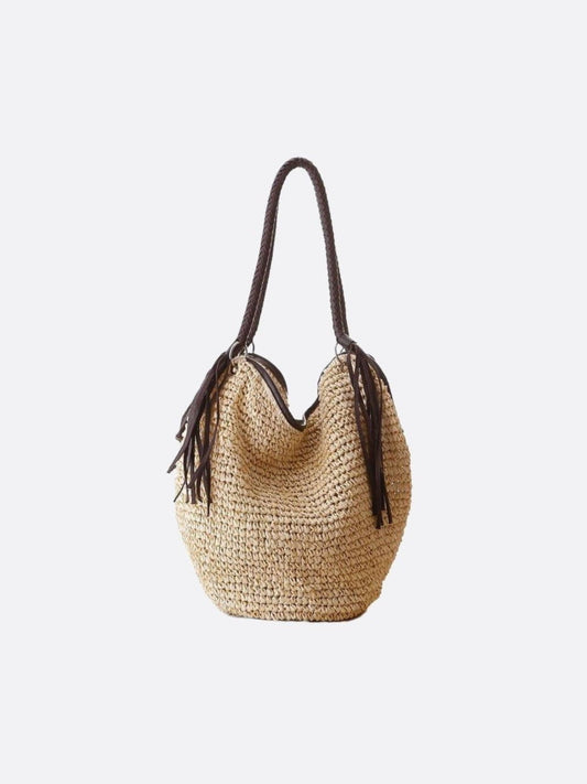 Soft Straw Woven Tote Bag for Women