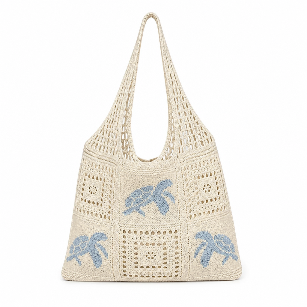 Hollow Woven Embroidered Handbag