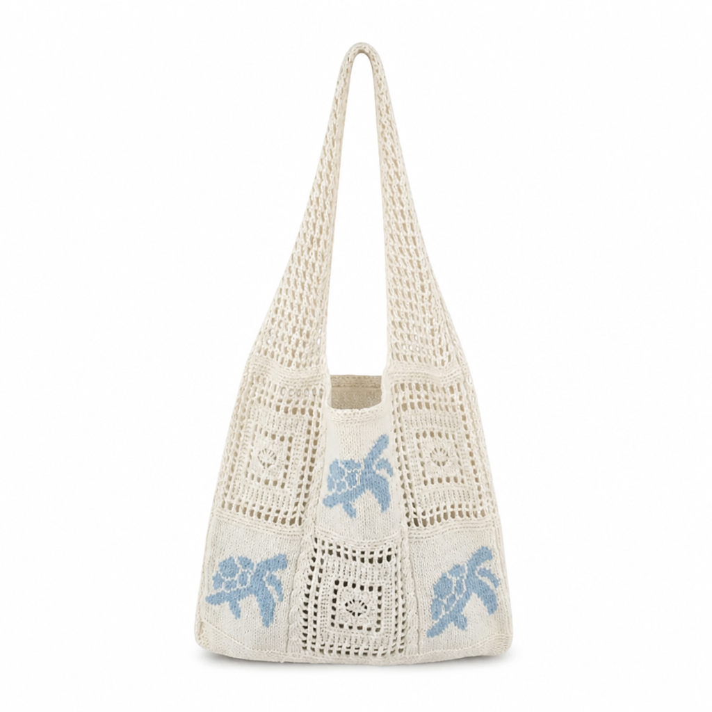 Hollow Woven Embroidered Handbag