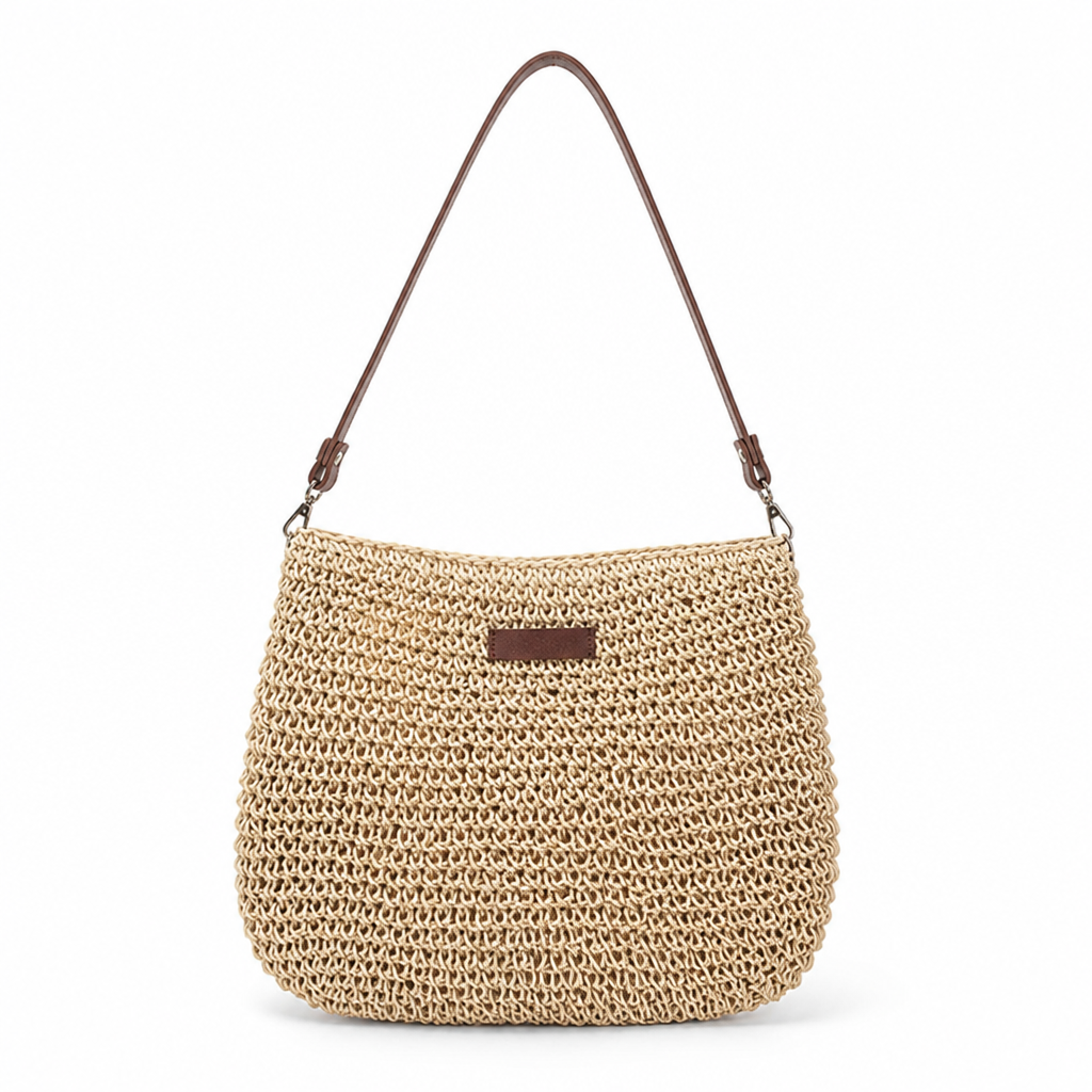 Boho Mesh Tote Bag for Women