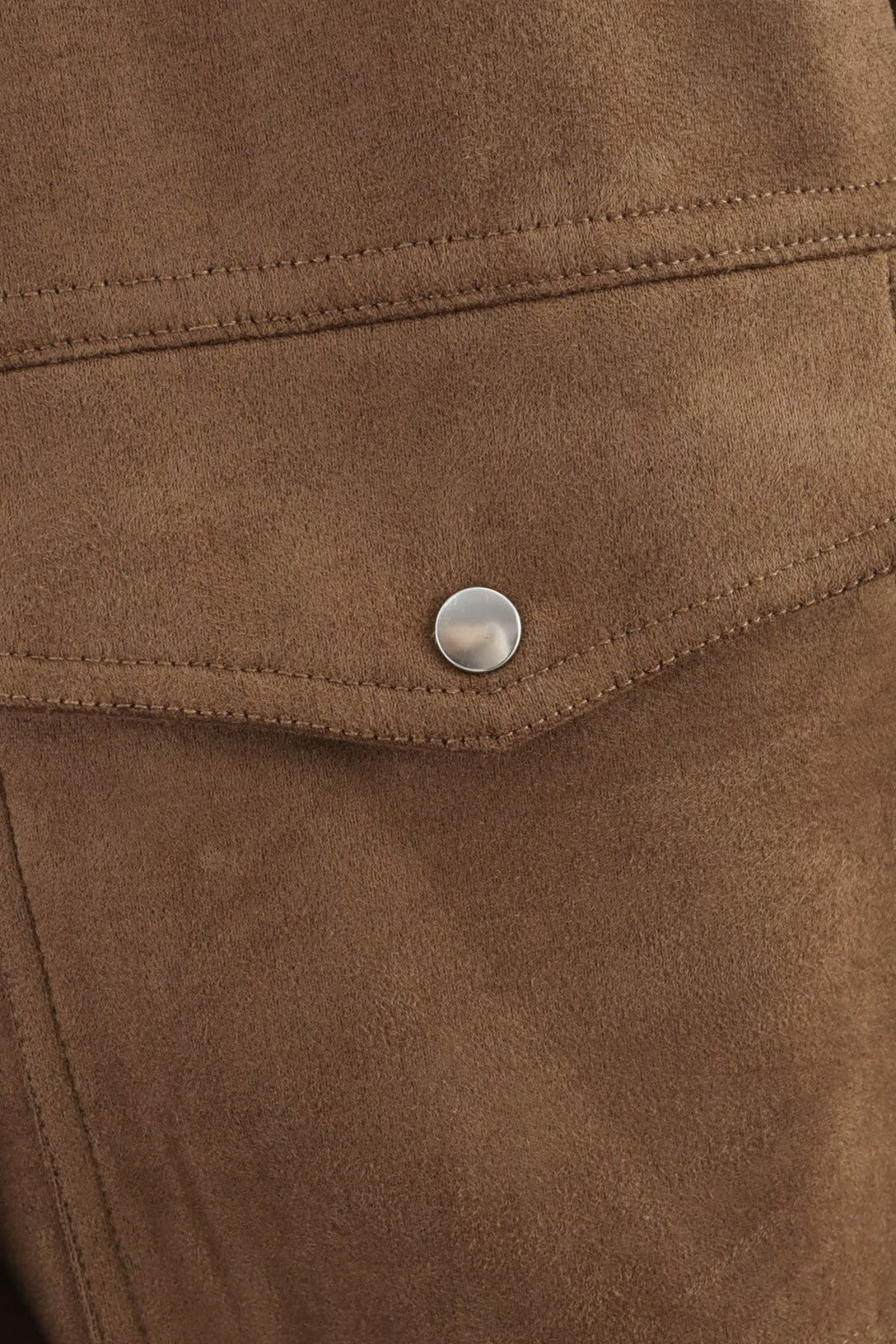 Side view of the pocket bomber jacket silhouette