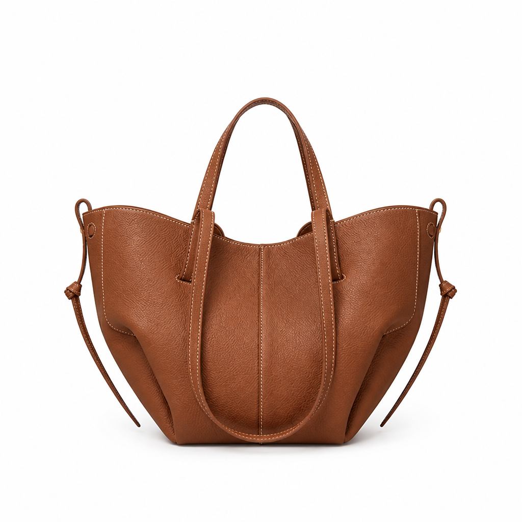 Large Capacity Genuine Leather Handbag