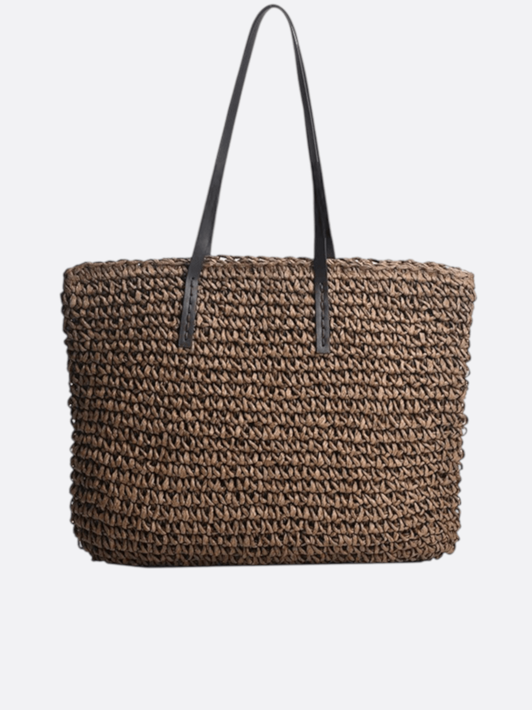 Large Straw Tote Beach Bag Summer Handbag