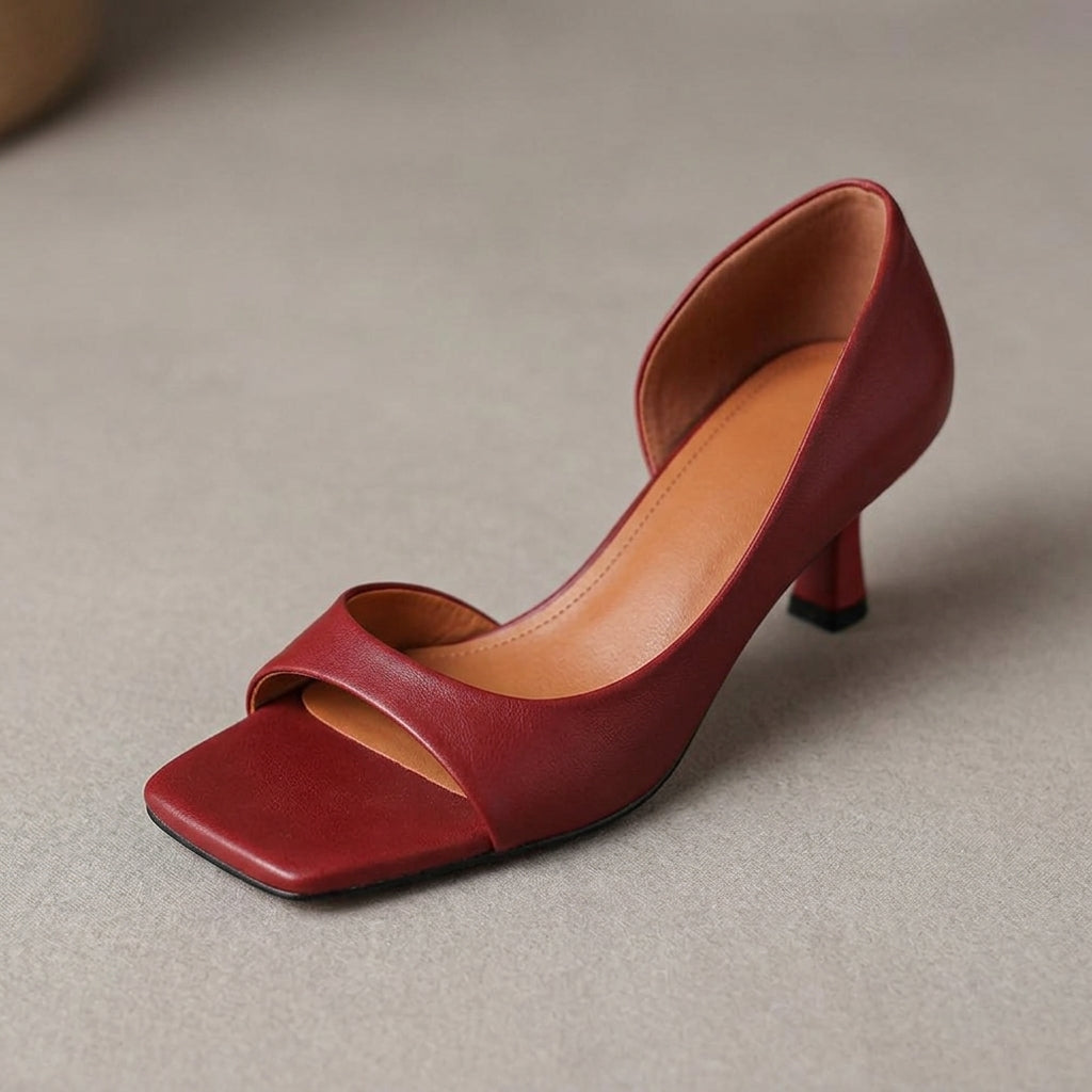 Block heel mules styled as versatile everyday footwear