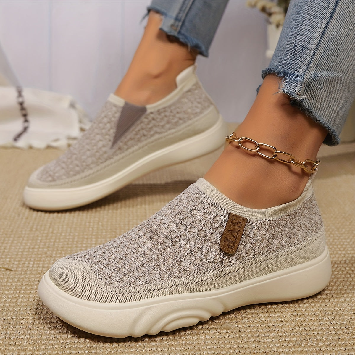 Women's comfortable supportive shoes shown from a side angle