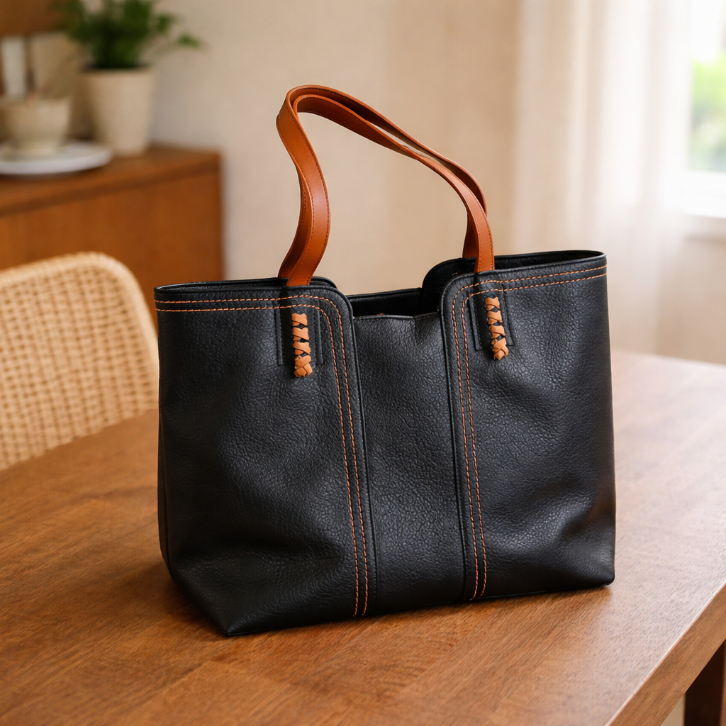 Structured Tote Handbag for Women