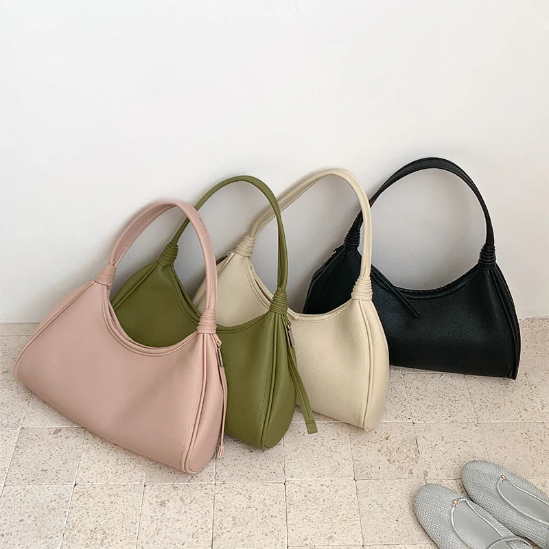 Underarm Shoulder Bag Small Pure Color Women's Summer