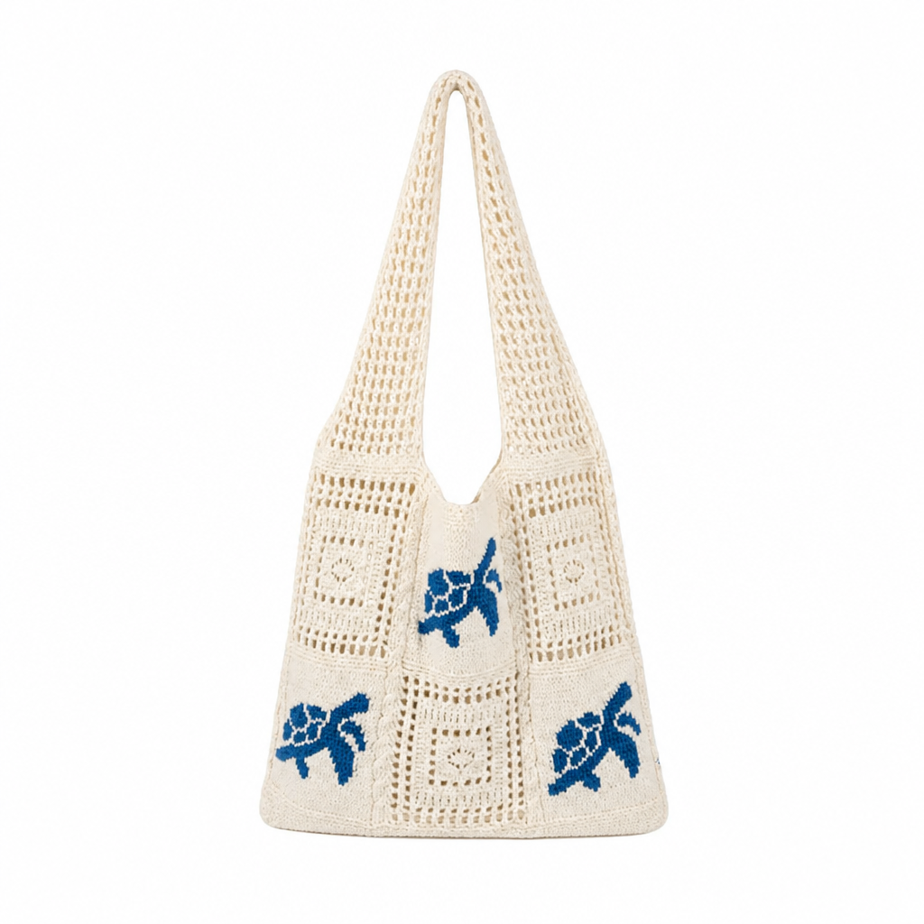 Hollow Woven Embroidered Handbag