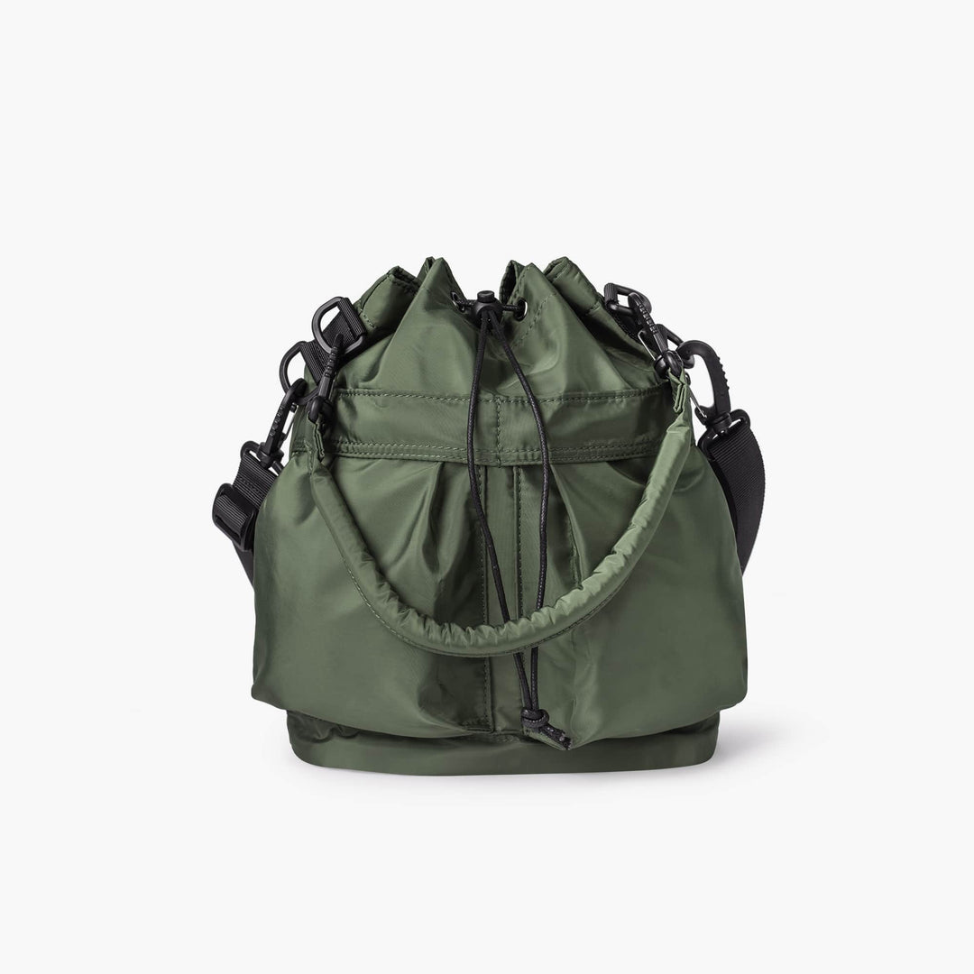 Olives Nylon Drawstring Bag