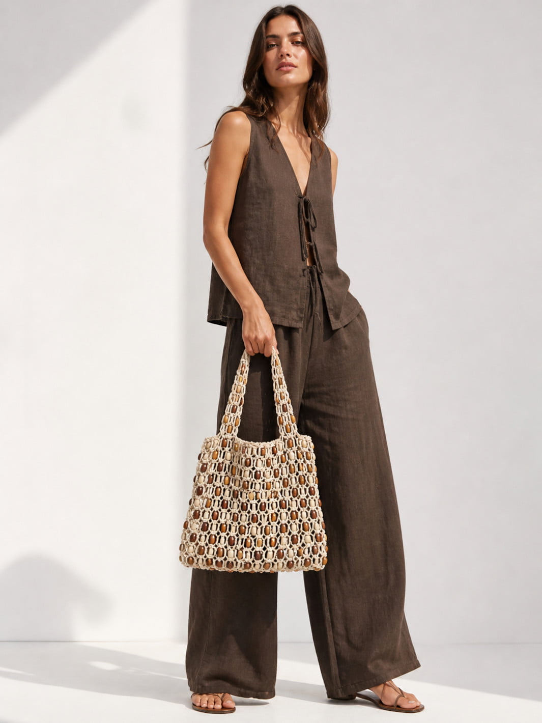 Stylish Mesh Tote Bag