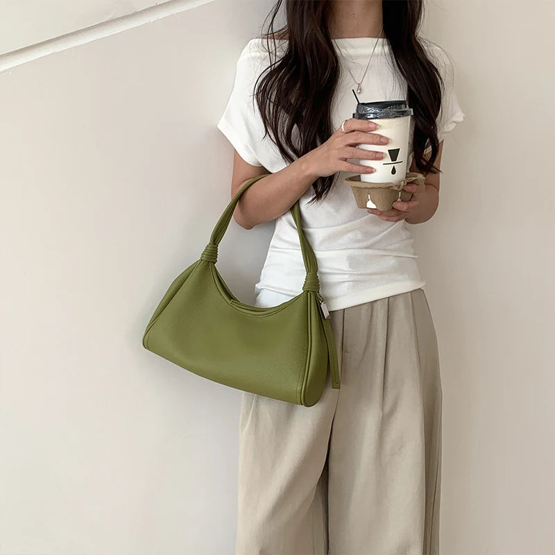 Underarm Shoulder Bag Small Pure Color Women's Summer