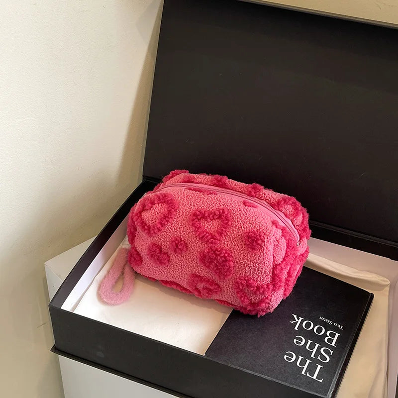 Plush Travel Makeup Bag