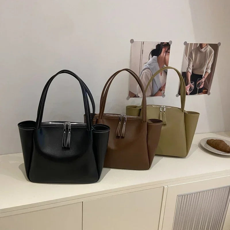 Classic Commuter Shoulder Tote