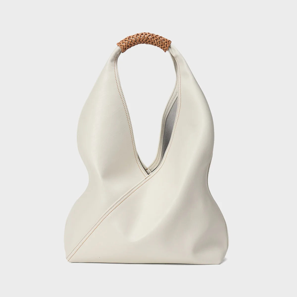 Genuine Leather Underarm Bag Large Capacity Shoulder Tote Women