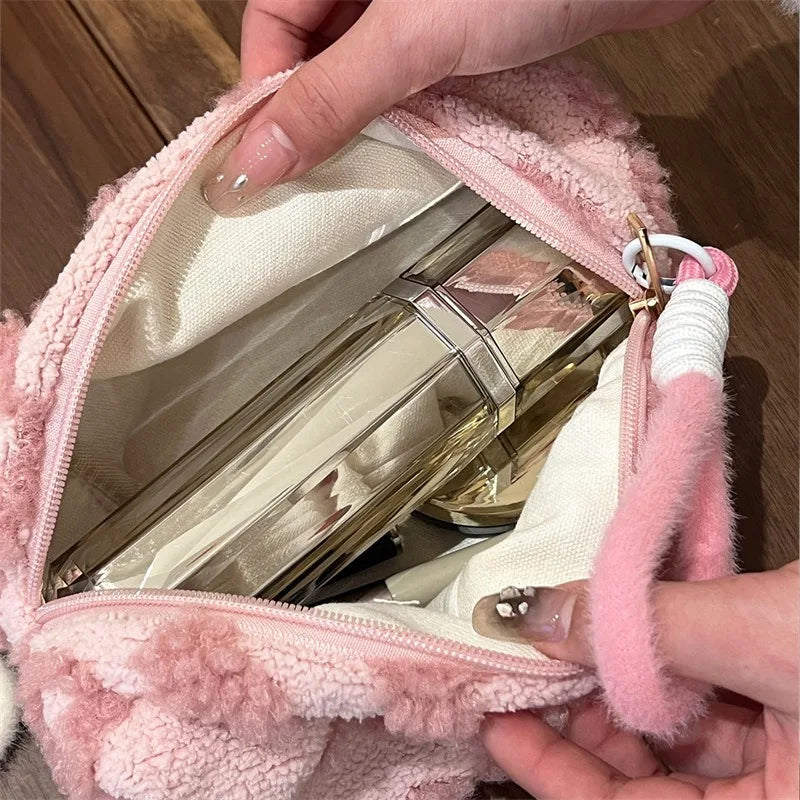 Plush Travel Makeup Bag
