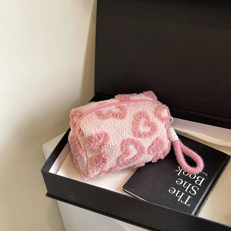 Plush Travel Makeup Bag