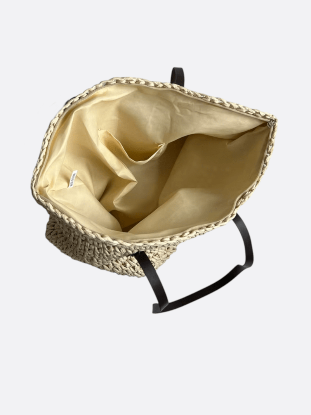 Large Straw Tote Beach Bag Summer Handbag