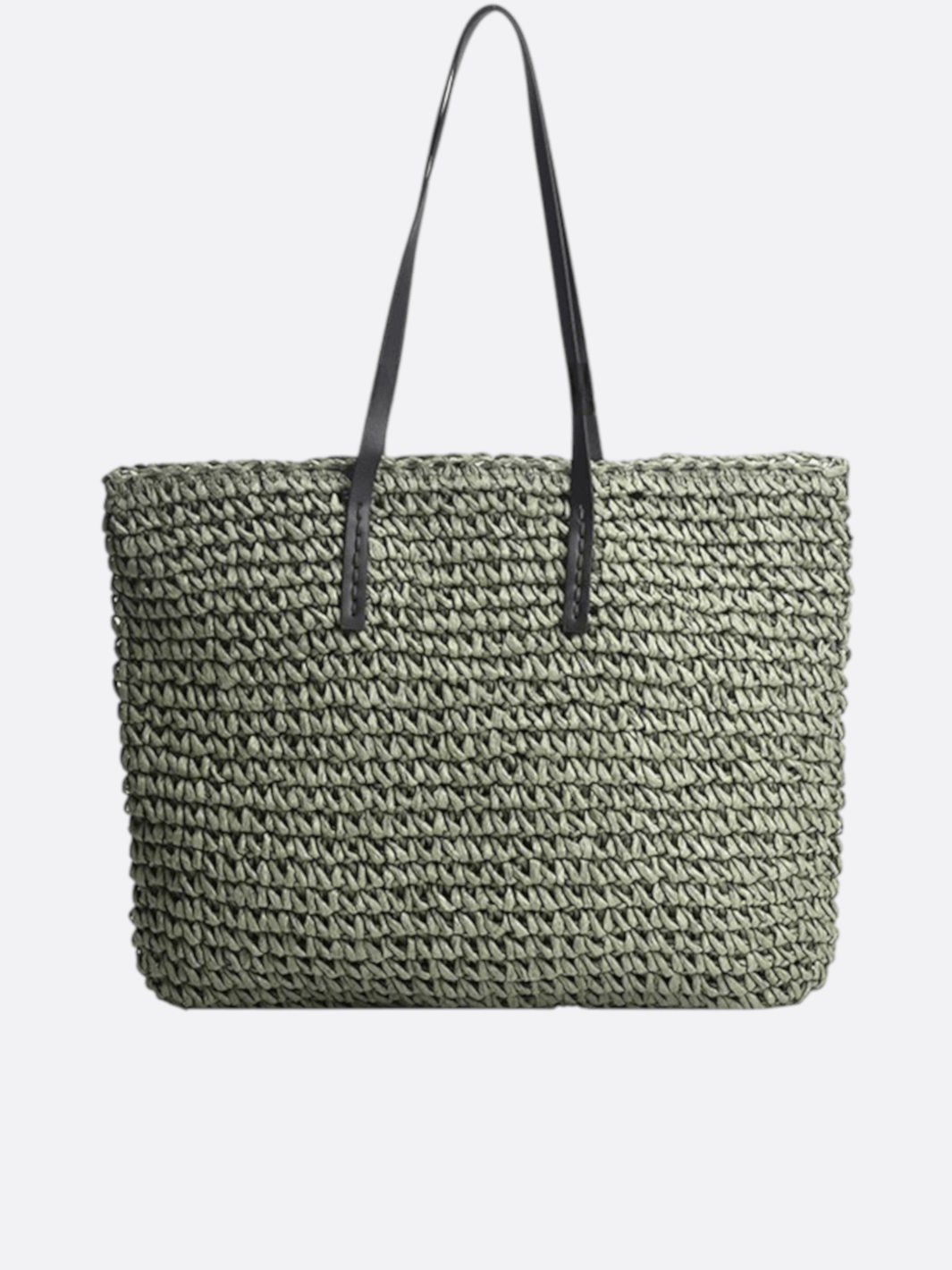 Large Straw Tote Beach Bag Summer Handbag