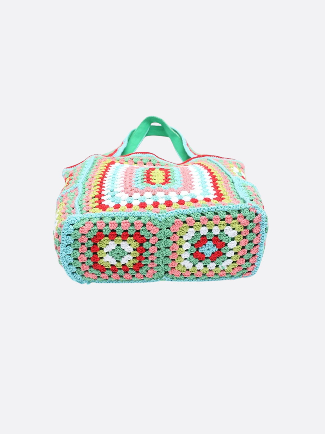 Large Cotton Crochet Beach Tote Bag