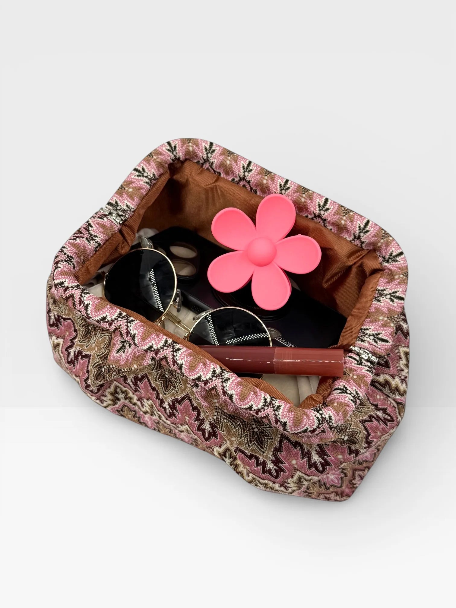 Bohemian Retro Jacquard Pleated Cloud Clutch Bag for Women