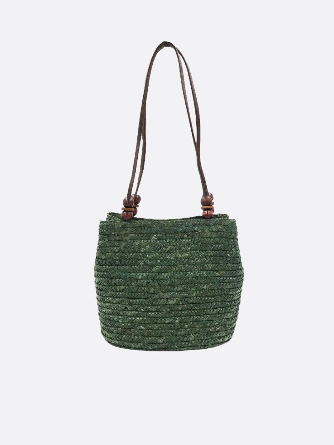 Woven Straw Shoulder Bag Tote Handbag