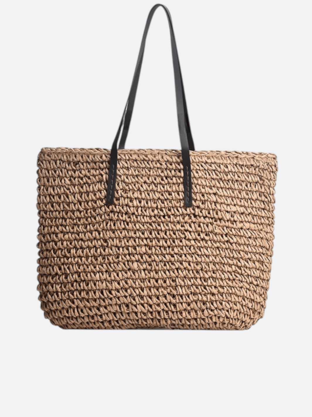 Large Straw Tote Beach Bag Summer Handbag