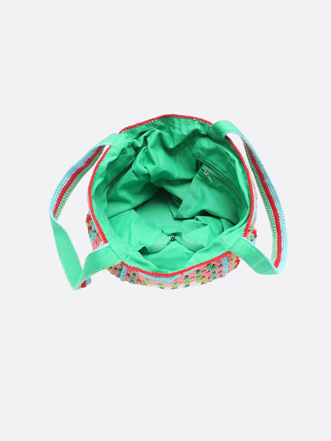 Large Cotton Crochet Beach Tote Bag