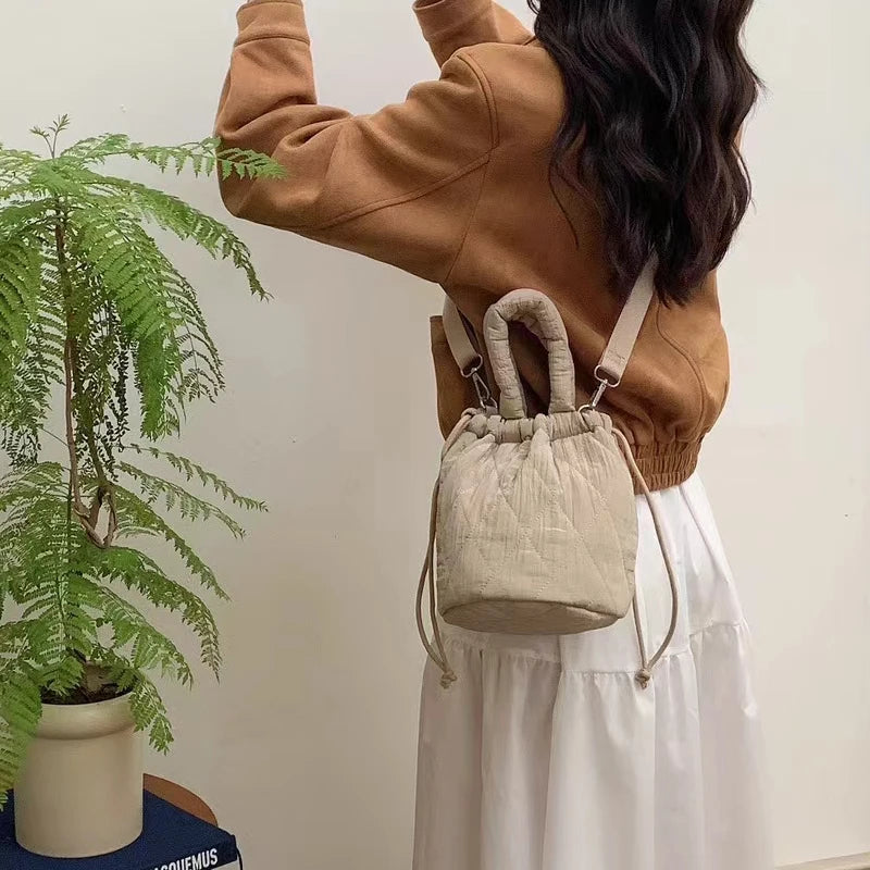 Quilted Puffer Crossbody Bag