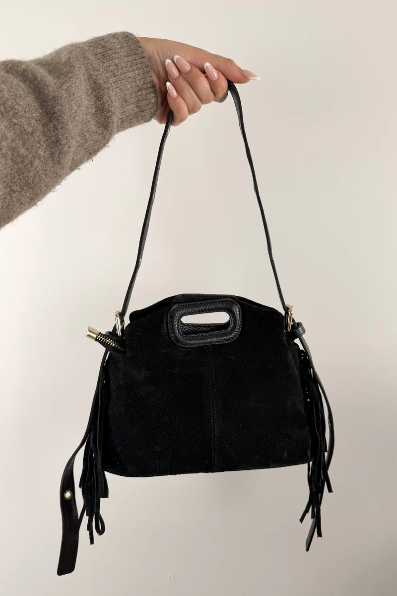 Suede Shoulder Bag