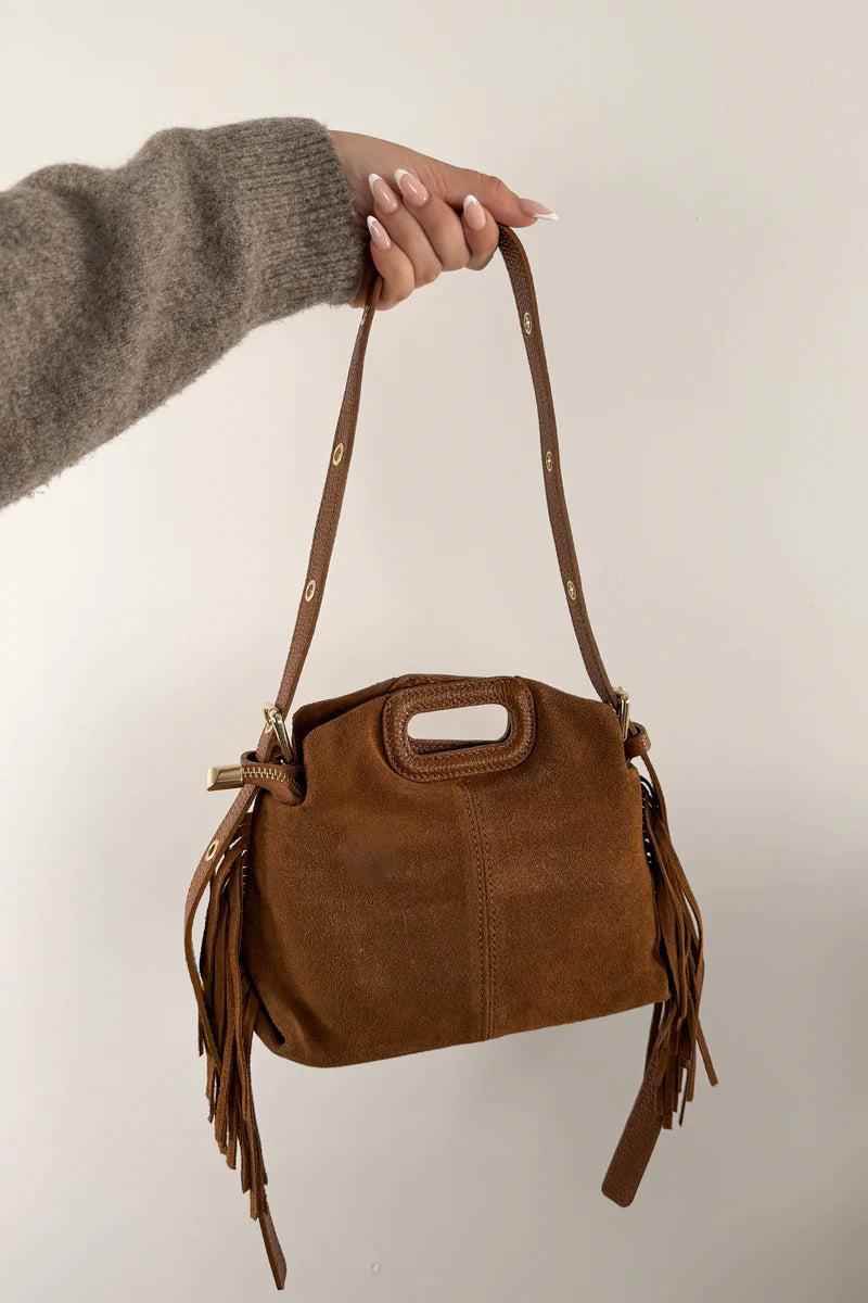 Suede Shoulder Bag