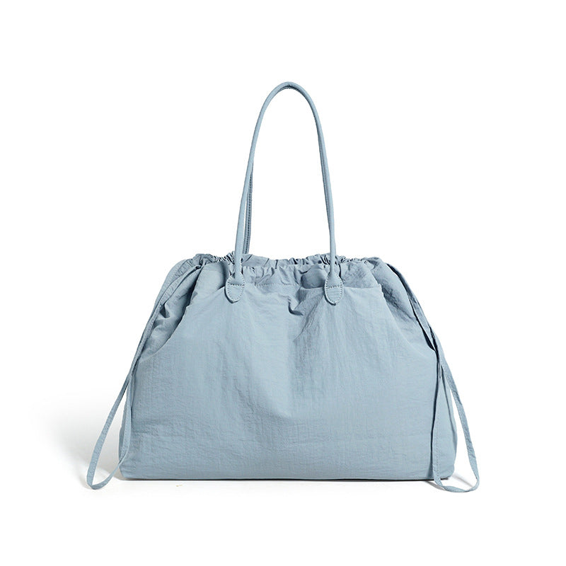 Water-Resistant Drawstring Tote Bag for Work and Travel