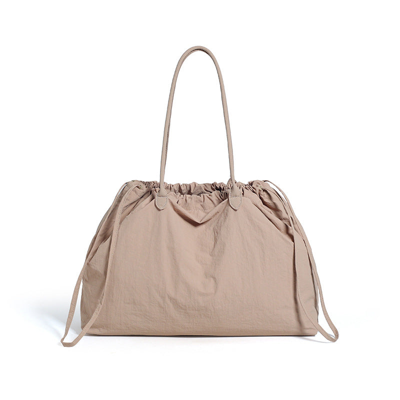 Water-Resistant Drawstring Tote Bag for Work and Travel