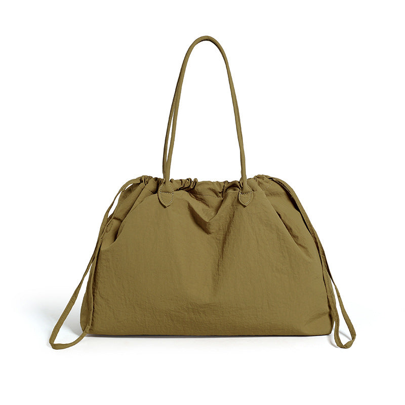 Water-Resistant Drawstring Tote Bag for Work and Travel