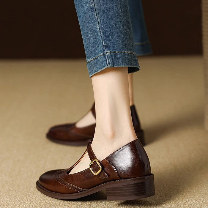 Side view of elegant women's heeled shoes