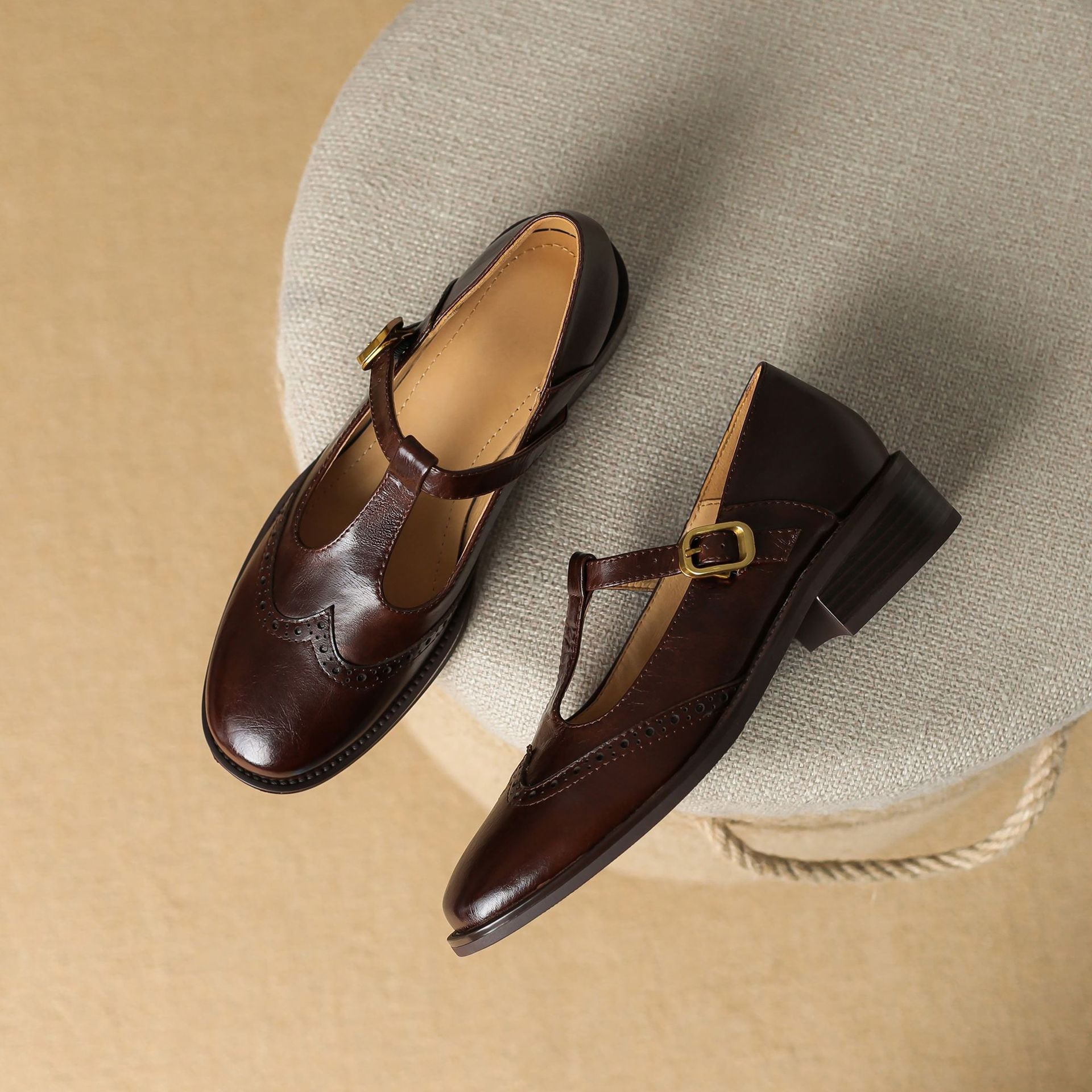 Women's elegant shoes photographed from above
