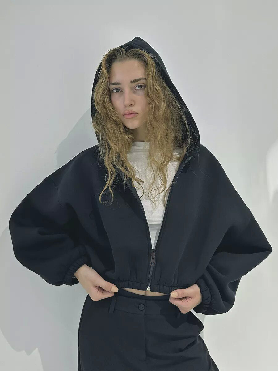 Women's jacket styled as a casual everyday outerwear layer