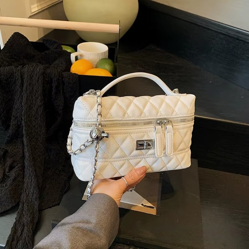 Mini Quilted Vanity Bag
