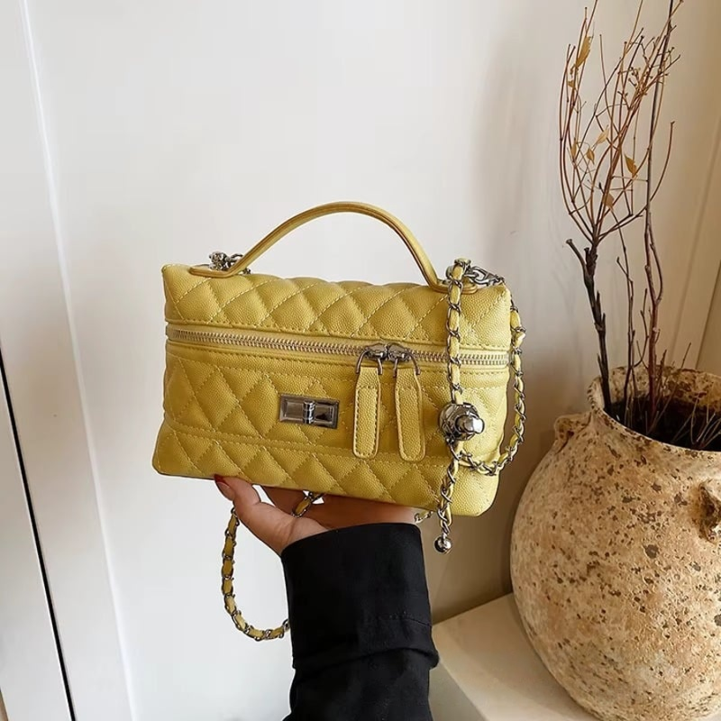 Mini Quilted Vanity Bag