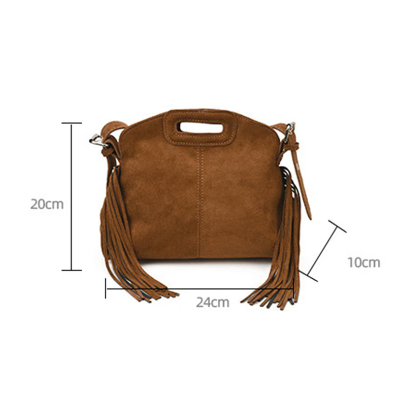 Suede Shoulder Bag
