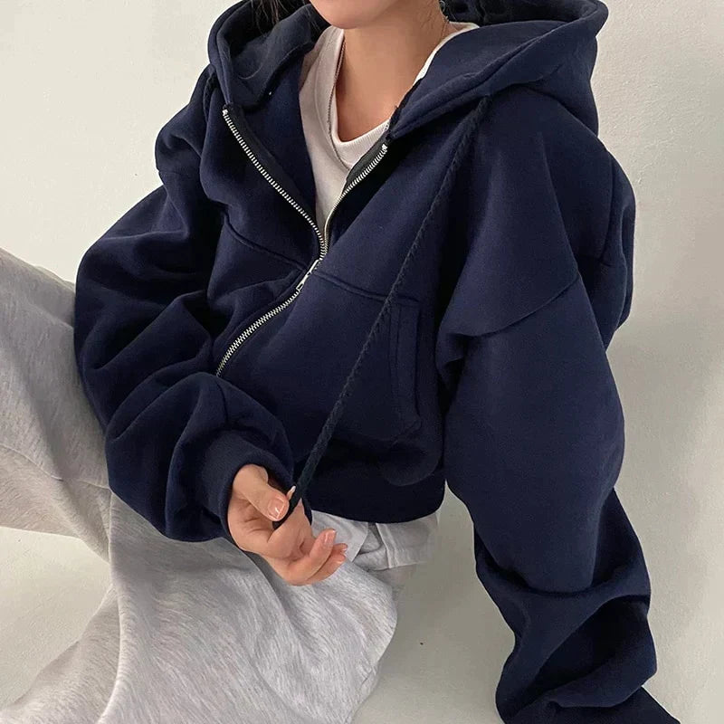 Women's Full-Zip Sweatshirt Jacket