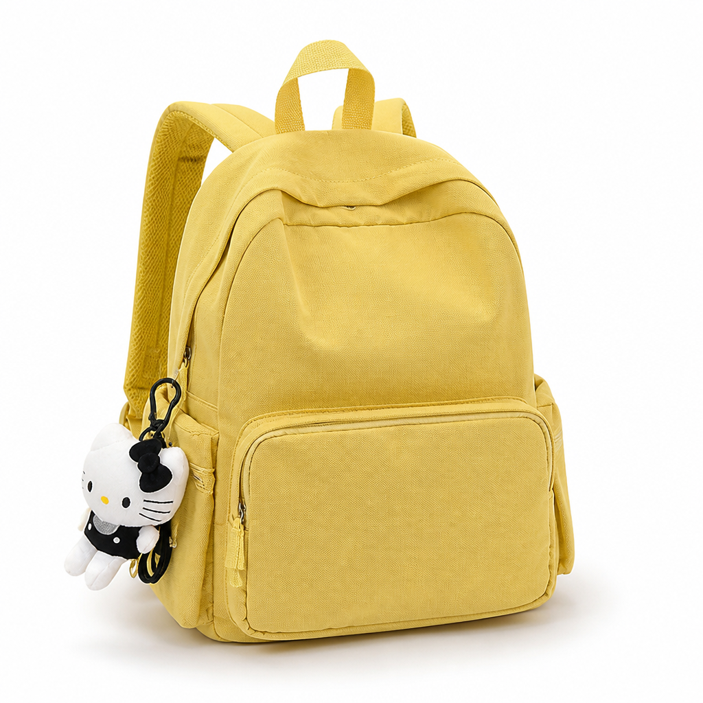 Adjustable shoulder straps on an ergonomic laptop backpack