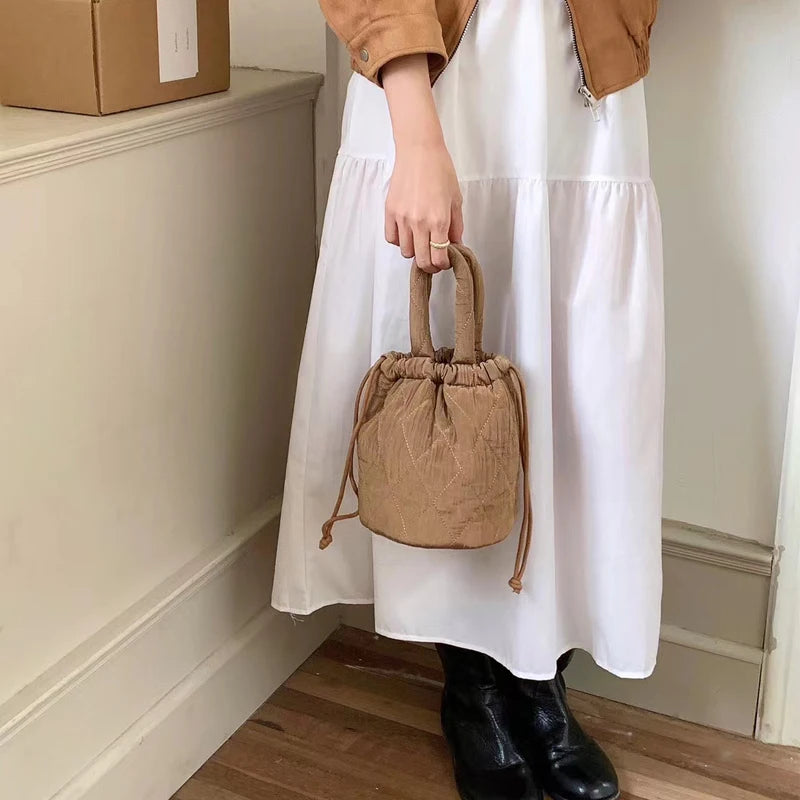 Quilted Puffer Crossbody Bag