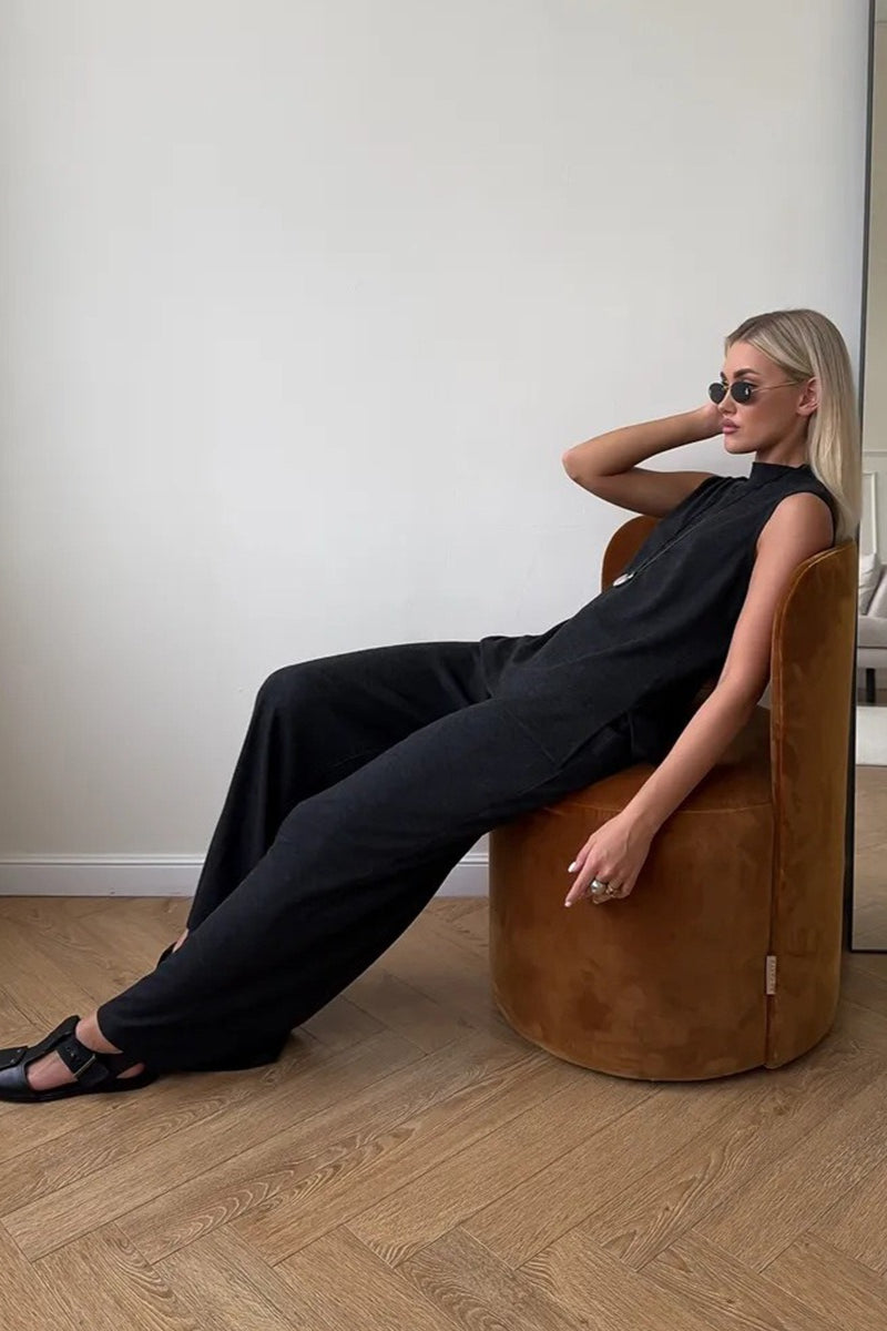 Women's coordinated loungewear set styled for everyday comfort