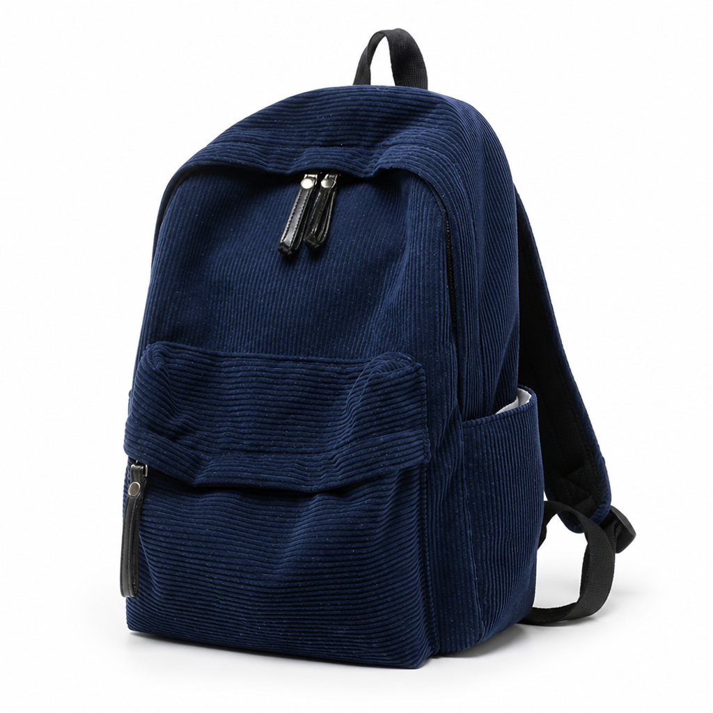 Structured Backpack With Front Pockets