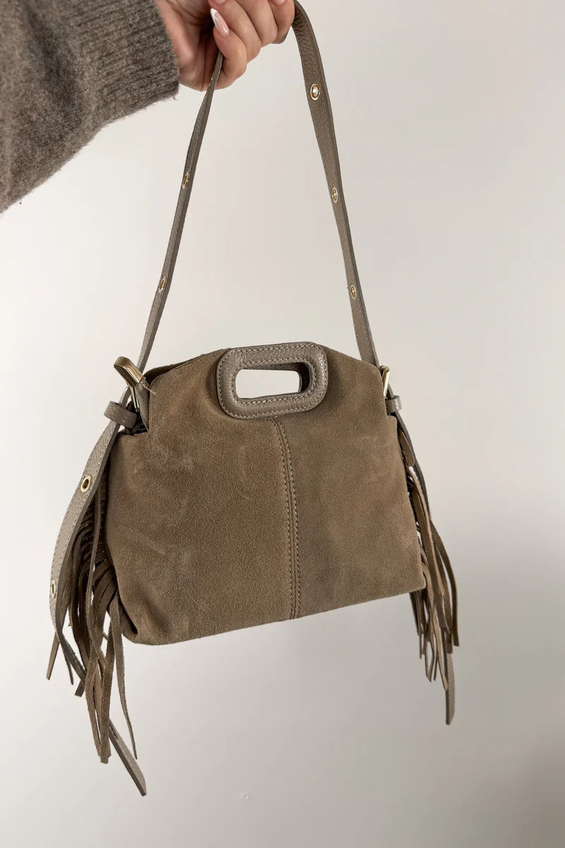 Suede Shoulder Bag