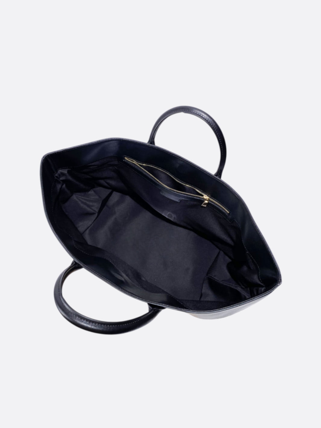 Straw and Leather Tote Bag with Mother-of-Pearl Detail