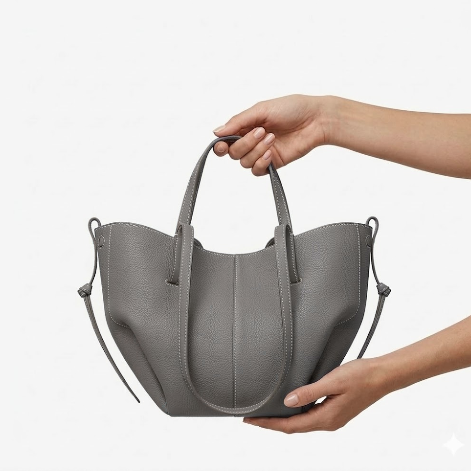 Large Capacity Genuine Leather Handbag