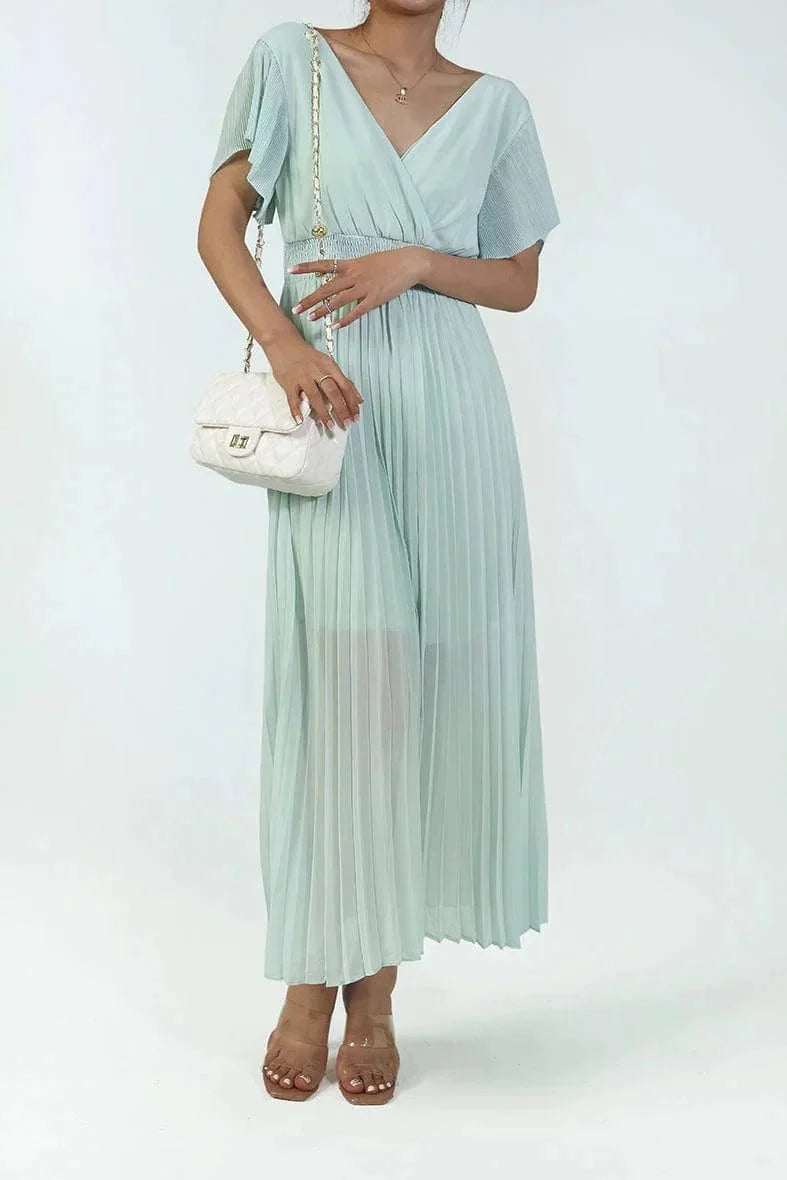 Bohemian wedding guest dress styled for a romantic special occasion