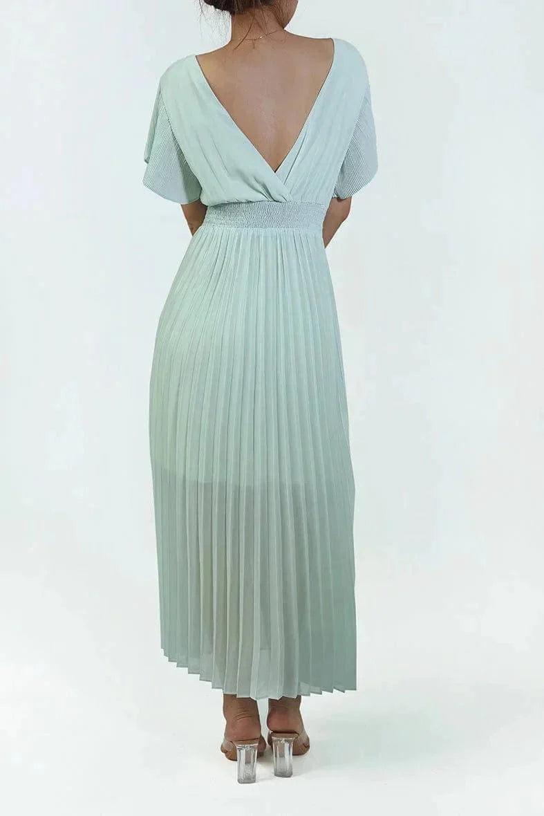Flowy bohemian dress suitable for wedding guests and elegant events